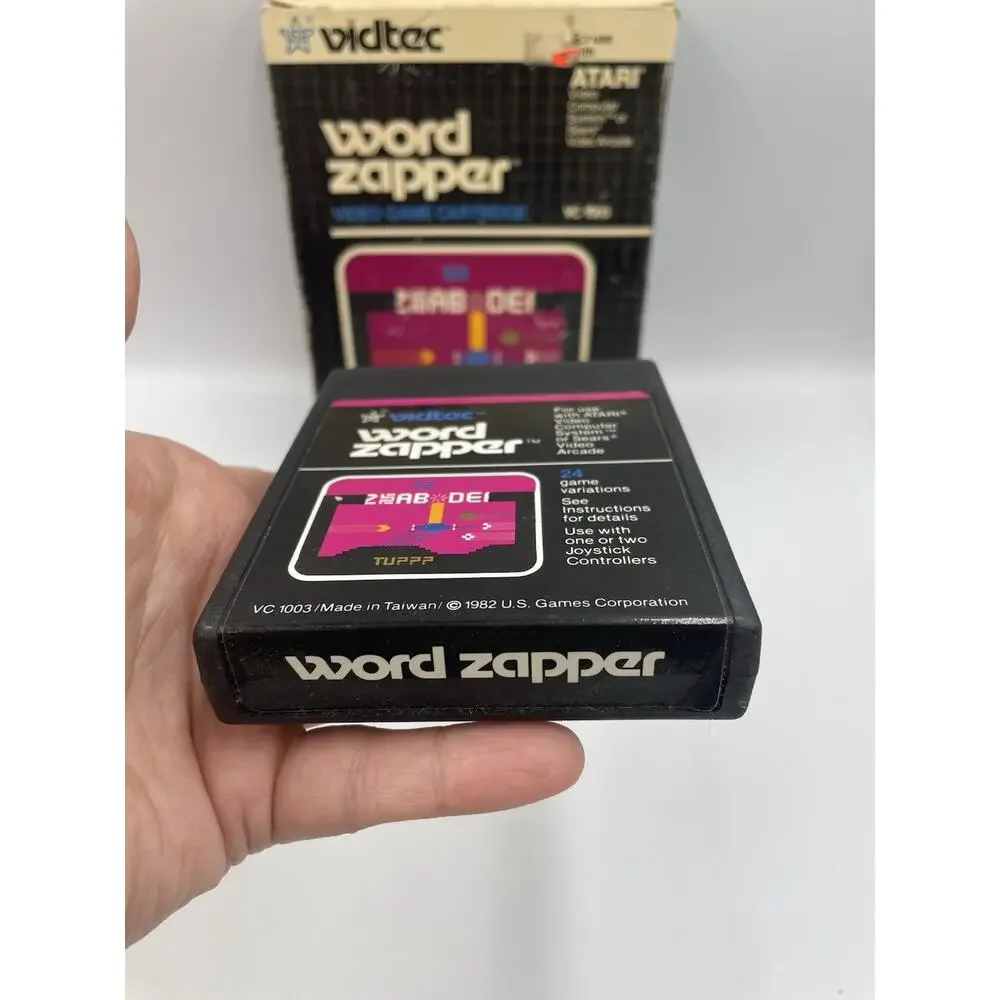 Atari 2600 - WORD ZAPPER with Original Box - Tested & WORKS